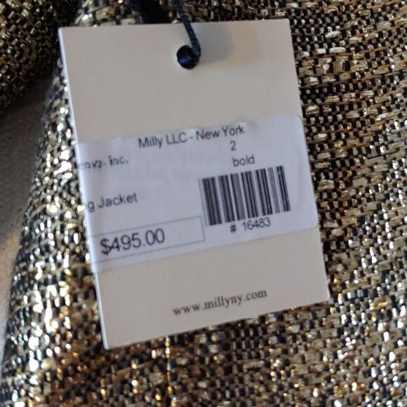 An original Milly of new york size 2 jacket it is brand new it was 495.00, $nwt - Picture 3 of 8